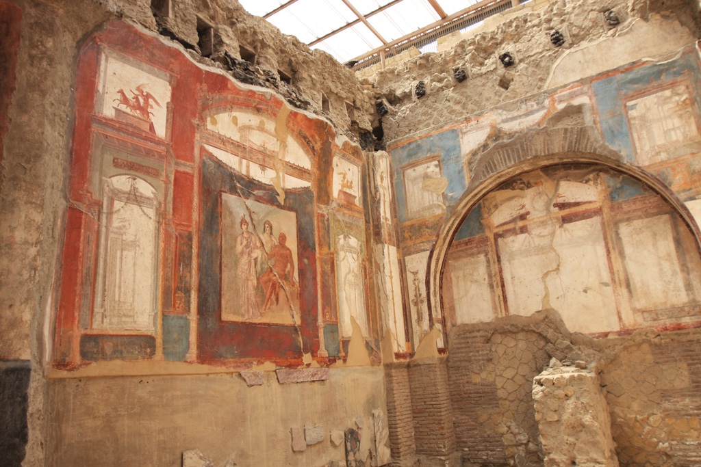 Grand Palace Wall Paintings, Herculaneum, Italy (IMG_9804) small