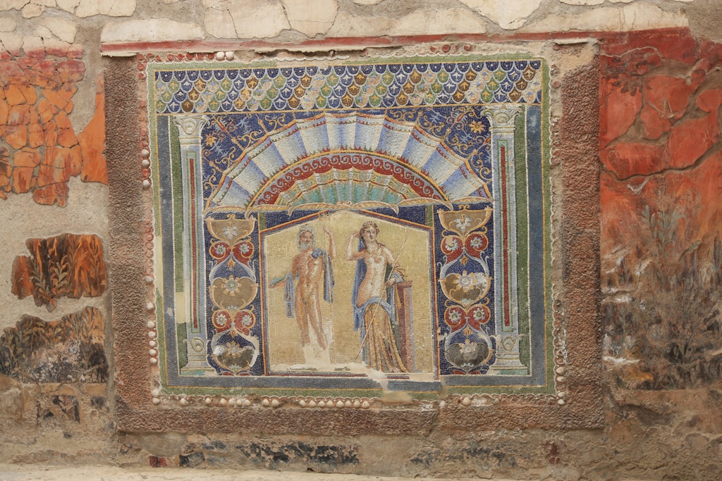 Wall Mosaic, Herculaneum, Italy (IMG_9809) small